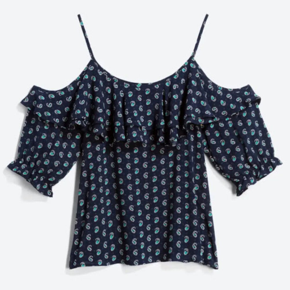 Your Story Greenpoint Cold Shoulder Top, Large